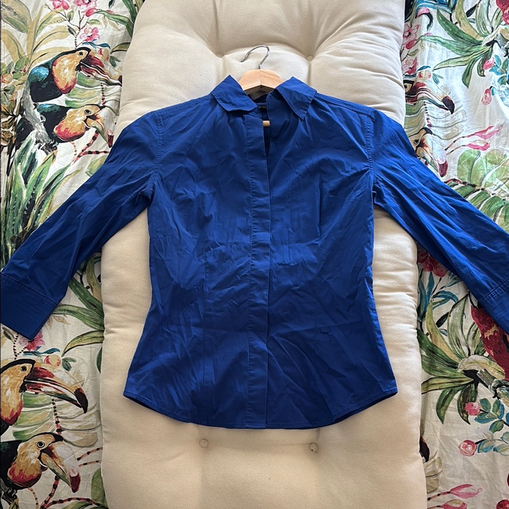 Express Design Studio Blue Shirt